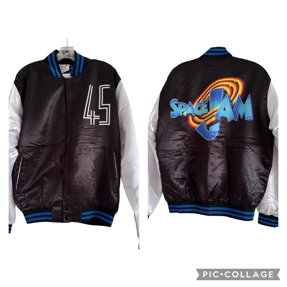 SPACE JAM (NEW)XI 11's 45 (RARE) SneakGallery Edition Jordan Lebron Jacket-LARGE